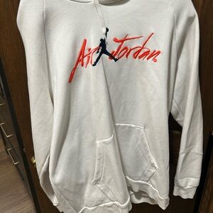 Jordan White Signature Sweater Casual Comfort